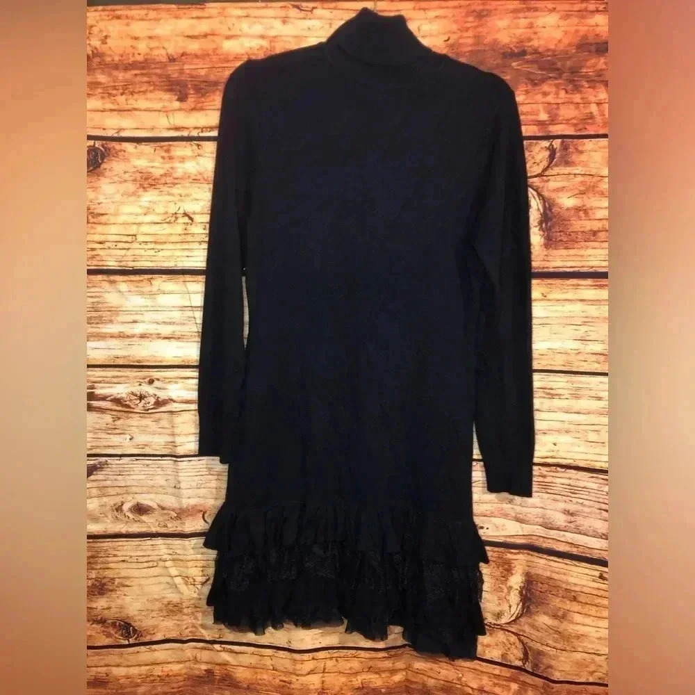 Navy Blue Long sleeve Dress - Picture 11 of 16